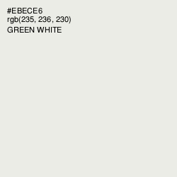 #EBECE6 - Green White Color Image